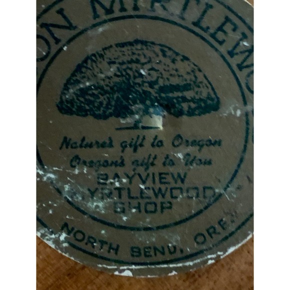 Myrtlewood Vintage Letter Napkin Holder Oregon Handmade Artisan MCM 1950s - Picture 7 of 11